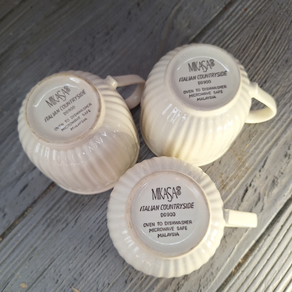 Mikasa Italian Countryside Ceramic Cups Classic 3 - Picture 3 of 8